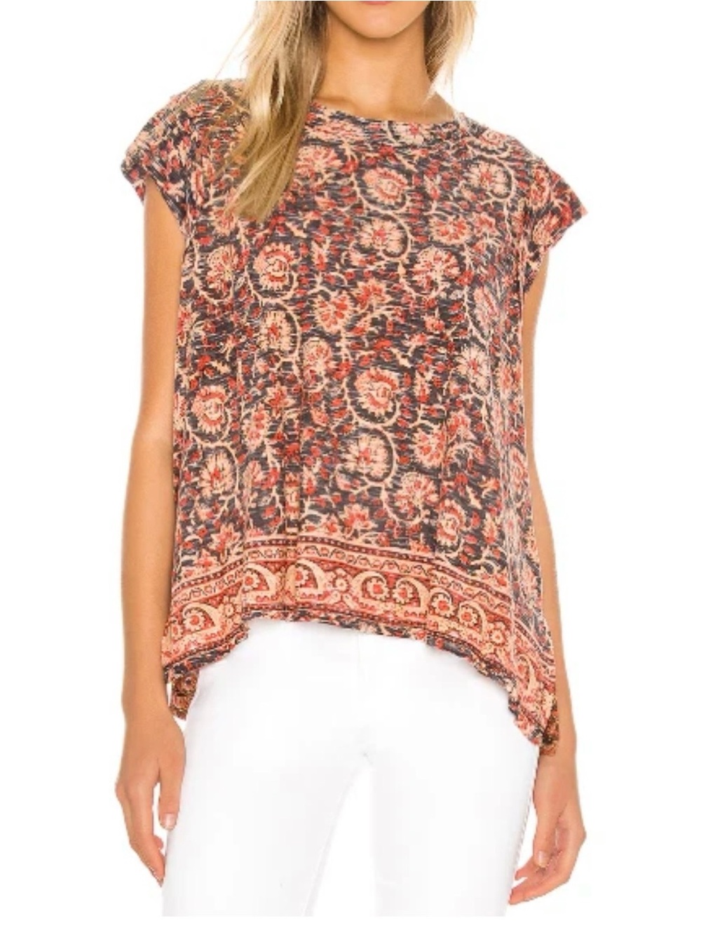 Free People High Tide Short Sleeve Top